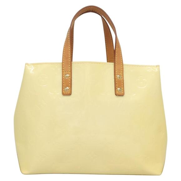 LOUIS VUITTON Monogram Vernis Reade PM Hand Bag Perle M91336 - Picture 2 of 16